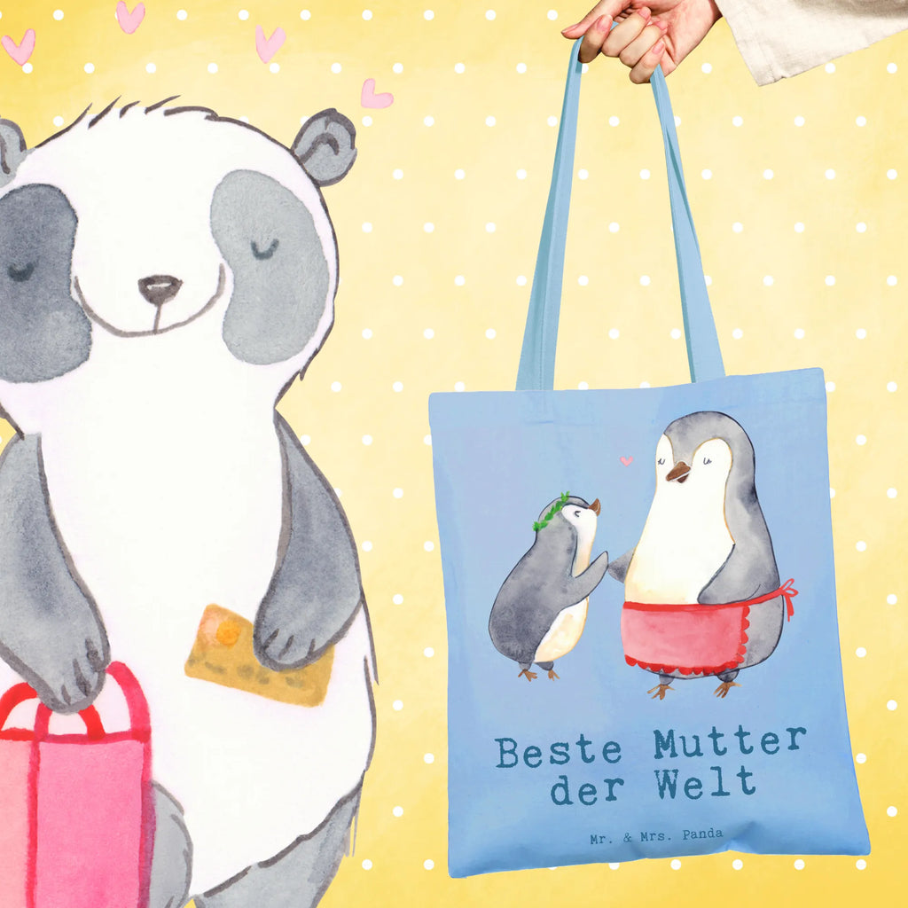 Tragetasche Pinguin Beste Mutter der Welt Tasche, Einkaufstasche, Shopper, Tragetasche, Stoffbeutel, Jutebeutel, Beuteltasche, Schultertasche, Beutel, Jutetasche, Umhängetasche, Einkaufstüte, Stofftasche, Badetasche, Laptoptasche, Strandtasche, für, Dankeschön, Geschenk, Schenken, Geburtstag, Geburtstagsgeschenk, Geschenkidee, Danke, Bedanken, Mitbringsel, Freude machen, Geschenktipp, Muttertag, Mutter, Mami, Mutti, Mama, Supermama, Ma, Beste, Beste Mama, Tochter, Sohn