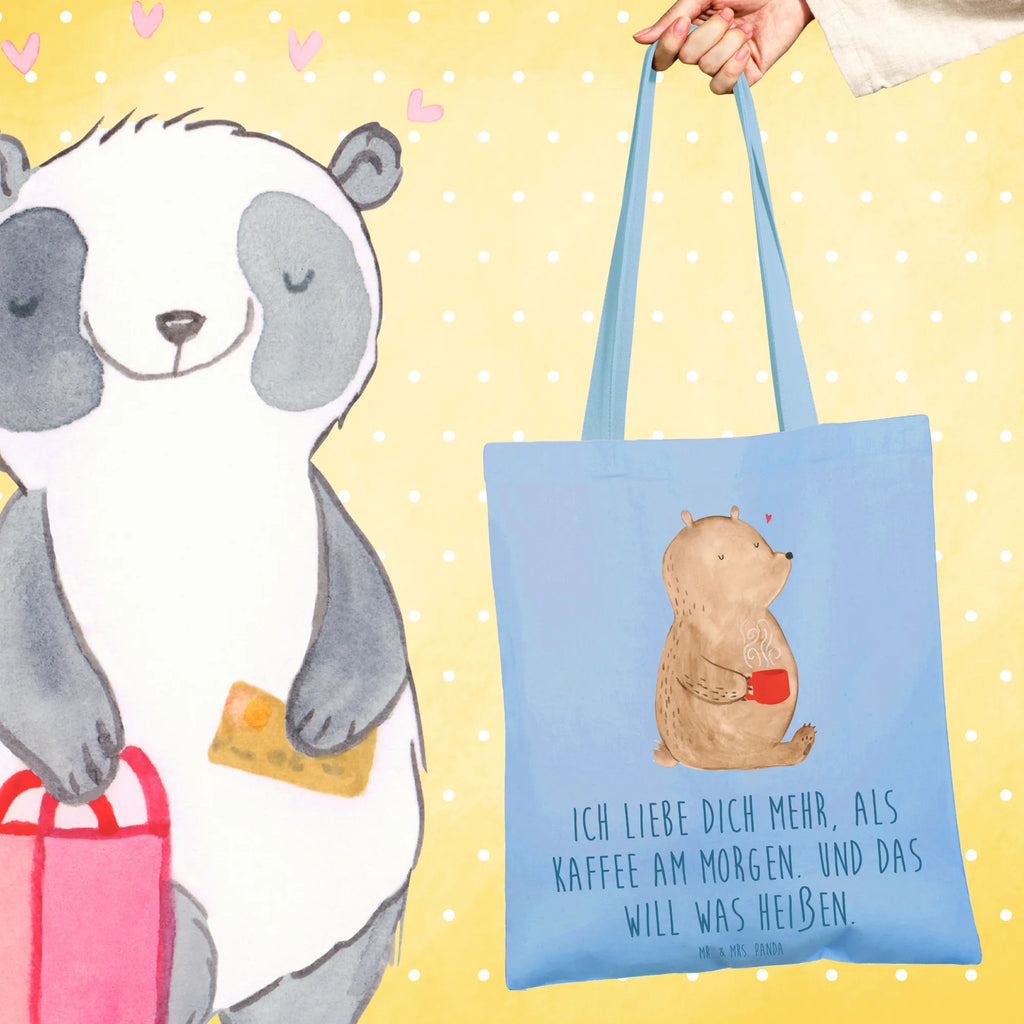 Torba Niedźwiedź Poranna kawa Miłość, partner, przyjaciel, przyjaciółka, mąż, żona, wesele, zaręczyny, prośba o rękę, prezent miłosny, rocznica, dzień ślubu