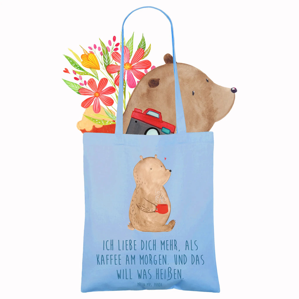 Torba Niedźwiedź Poranna kawa Miłość, partner, przyjaciel, przyjaciółka, mąż, żona, wesele, zaręczyny, prośba o rękę, prezent miłosny, rocznica, dzień ślubu