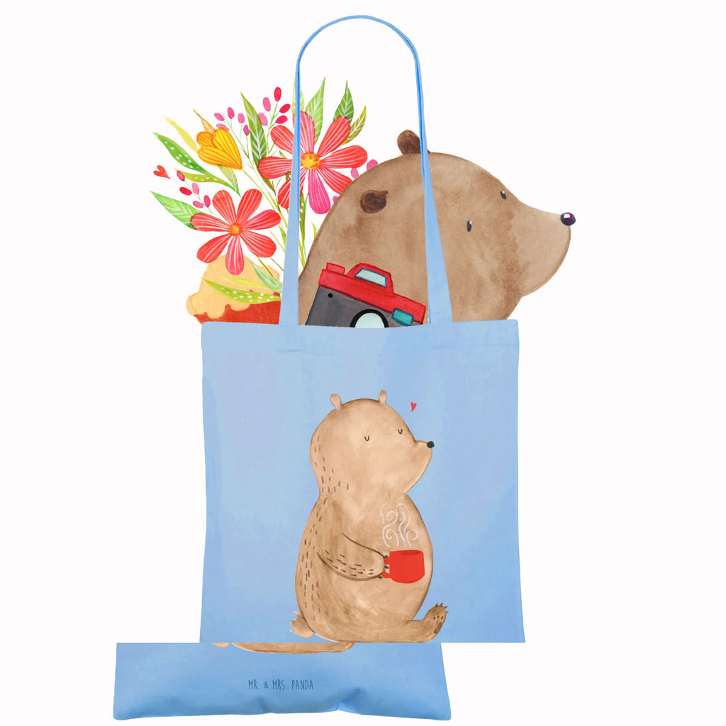 Torba Niedźwiedź Poranna kawa Miłość, partner, przyjaciel, przyjaciółka, mąż, żona, wesele, zaręczyny, prośba o rękę, prezent miłosny, rocznica, dzień ślubu