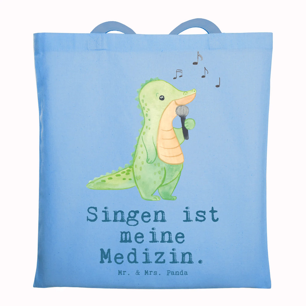 Tote bag crocodile To sing shoulder bag, bag, shopping bag, pouch, shopper, cloth bag, Carrier bag, cotton bag, jute bag, Gift, sport, hobby, giving, thank you, award, profit, athlete, vocals, band, Singing, live performance, hobby singers