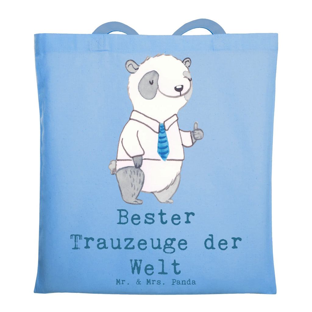 Tragetasche Panda Bester Trauzeuge der Welt Beuteltasche, Tasche, Laptoptasche, Strandtasche, Beutel, Stofftasche, Tragetasche, Stoffbeutel, Jutebeutel, Einkaufstasche, Badetasche, Einkaufstüte, Schultertasche, Jutetasche, Umhängetasche, Shopper, für, Dankeschön, Geschenk, Schenken, Geburtstag, Geburtstagsgeschenk, Geschenkidee, Danke, Bedanken, Mitbringsel, Freude machen, Geschenktipp, Heirat, Trauzeuge, Standesamt, Hochzeit, Trauhzeuge, Braut, Bräutigam, Kirche, Trauung, JGA