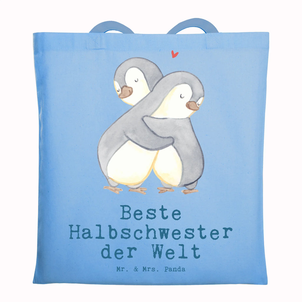 Tote bag penguin Best Half Sister in the World henkeltasche baumwolle, Büchertasche, universaltasche, einkaufsshopper, dokumententasche, Freizeittasche, Laptoptasche, umhängebeutel, stoff shopper, einkaufstasche baumwolle, Tüte, Strandtasche, Beutel, Schultertasche, beutel baumwolle, Baumwoll-Tragetasche, campus tasche, totebag, Shopper, stofftasche baumwolle, Schulbeutel, Henkeltasche, Tragetasche, Shopping Tasche, Baumwolltasche, baumwoll shopper, Einkaufsbeutel, Uni Tasche, umhängetasche baumwolle, Einkaufstüte, textiltasche, tragetasche baumwolle, schultertasche baumwolle, tasche baumwolle, freizeitbeutel, Stoffbeutel, Umhängetasche, festivaltasche, Stoff-Tragetasche, canvas tasche, Jutebeutel, Alltagstasche, Einkaufstasche, tragbeutel, schulterbeutel, Baumwollbeutel, Unitasche, Tote Bag, festival tasche, Stofftasche, Tasche, Baumwoll-Shopper, textilbeutel, Jutetasche, Schultasche, studententasche, Geschenkidee, Geschenk, Schenken, Mitbringsel, Geburtstag, Geburtstagsgeschenk, für, Danke, Dankeschön, Bedanken, Freude machen, Geschenktipp, Schwesterherz, Schwester, Liebe, Kleinigkeit, Familie, Schwestern, Halbschwester, Geschwister, Stiefgeschwister, Kinder, Sister, Beste, Tochter, Stiefschwester