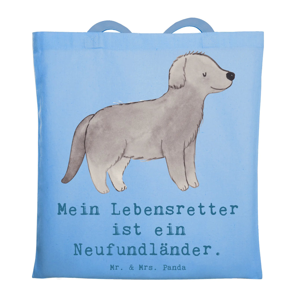 Tragetasche Neufundländer Lebensretter Stofftasche, Laptoptasche, Shopper, Einkaufstüte, Umhängetasche, Jutetasche, Schultertasche, Stoffbeutel, Beuteltasche, Strandtasche, Jutebeutel, Tragetasche, Einkaufstasche, Tasche, Badetasche, Beutel, Hund, Hunderasse, Rassehund, Hundebesitzer, Geschenk, Tierfreund, Schenken, Welpe, Newfoundland, Neufundländer