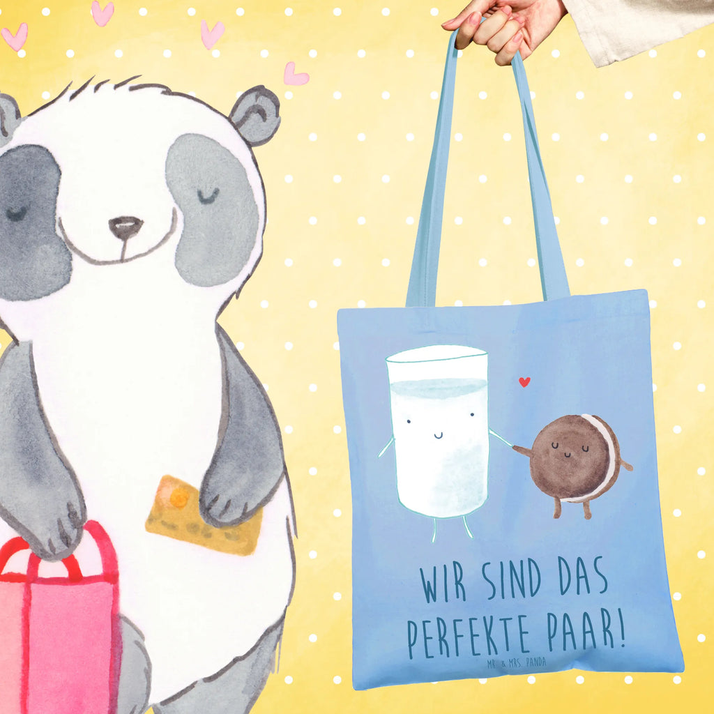 Tote bag milk biscuit Stoffbeutel, Laptoptasche, Badetasche, Tasche, Jutetasche, Strandtasche, Einkaufstüte, Schultertasche, Beutel, Stofftasche, Tragetasche, Einkaufstasche, Beuteltasche, Jutebeutel, Shopper, Umhängetasche, Tiermotive, Gute Laune, lustige Sprüche, Tiere, romantisch, perfektes Paar, Keks, Motiv süß, Einladung Frühstück, Cookie, Milk, Milch, Kekse, Kaffee