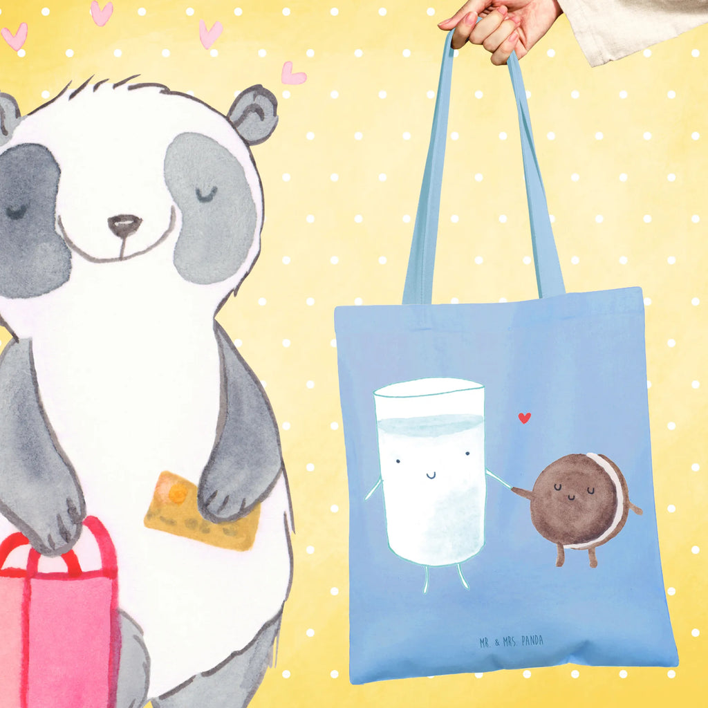 Tote bag milk biscuit Stoffbeutel, Laptoptasche, Badetasche, Tasche, Jutetasche, Strandtasche, Einkaufstüte, Schultertasche, Beutel, Stofftasche, Tragetasche, Einkaufstasche, Beuteltasche, Jutebeutel, Shopper, Umhängetasche, Tiermotive, Gute Laune, lustige Sprüche, Tiere, romantisch, perfektes Paar, Keks, Motiv süß, Einladung Frühstück, Cookie, Milk, Milch, Kekse, Kaffee