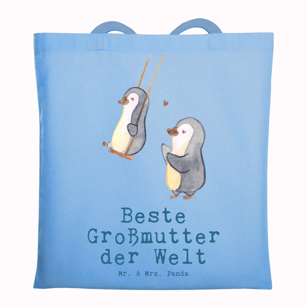 Tote bag penguin Best grandmother in the world bag, cotton bag, pouch, shopper, jute bag, cloth bag, shoulder bag, shopping bag, Carrier bag, for, thank you, gift, giving, birthday, birthday present, gift idea, souvenir, make you happy, gift tip, grandparents, grandma, become grandma, Grandmother