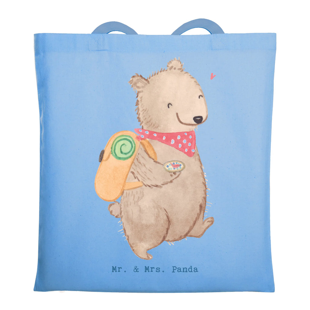 Tote bag bear Hike Badetasche, Stofftasche, Jutebeutel, Laptoptasche, Umhängetasche, Beutel, Einkaufstasche, Einkaufstüte, Schultertasche, Jutetasche, Beuteltasche, Tasche, Strandtasche, Stoffbeutel, Tragetasche, Shopper, Geschenk, Sport, Sportart, Hobby, Schenken, Danke, Dankeschön, Auszeichnung, Gewinn, Sportler, Outdoor Sport, Wandern, Spazieren, Natur entdecken, Bergsteigen, Freizeitsport, Wintertouren