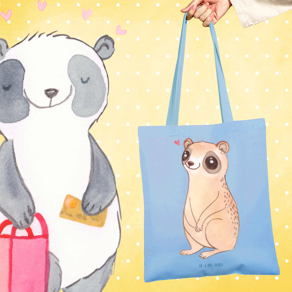 Tote bag Slow loris Happy Laptoptasche, Jutebeutel, Shopper, Tragetasche, Alltagstasche, Strandtasche, Leinentasche, Beuteltasche, Schultasche, uni tasche, baumwollbeutel, büchertasche, Einkaufstasche, Stoffbeutel, Henkeltasche, Einkaufsbeutel, Badetasche, Jutetasche, Beutel, Tasche, Schultertasche, Baumwolltasche, tote bag, Tüte, Statementbeutel, unitasche, shopping tasche, Stofftasche, bedruckte tasche, Einkaufstüte, Umhängetasche, Tiermotive, Tiere, lustige Sprüche, Gute Laune, Glück, Niedlich, Plumplori