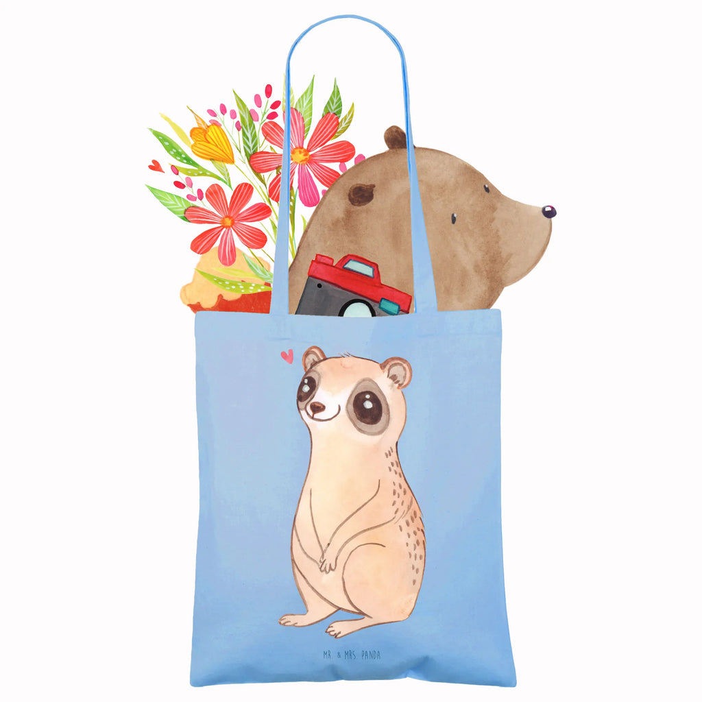 Tote bag Slow loris Happy Laptoptasche, Jutebeutel, Shopper, Tragetasche, Alltagstasche, Strandtasche, Leinentasche, Beuteltasche, Schultasche, uni tasche, baumwollbeutel, büchertasche, Einkaufstasche, Stoffbeutel, Henkeltasche, Einkaufsbeutel, Badetasche, Jutetasche, Beutel, Tasche, Schultertasche, Baumwolltasche, tote bag, Tüte, Statementbeutel, unitasche, shopping tasche, Stofftasche, bedruckte tasche, Einkaufstüte, Umhängetasche, Tiermotive, Tiere, lustige Sprüche, Gute Laune, Glück, Niedlich, Plumplori