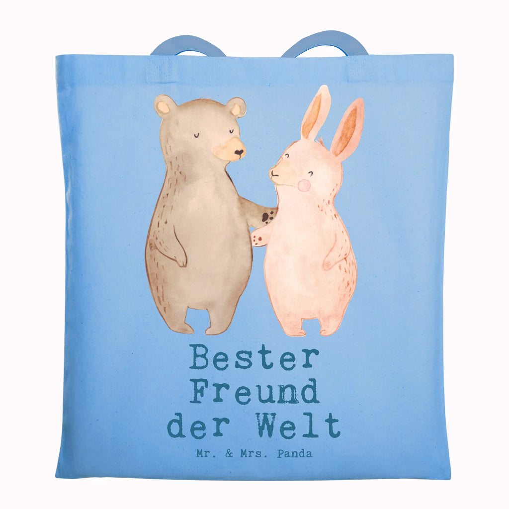 Tote bag Hare best friend in the world cloth bag, cotton bag, shoulder bag, bag, pouch, shopping bag, shopper, jute bag, Carrier bag, for, thank you, gift, giving, birthday, birthday present, gift idea, souvenir, make you happy, gift tip, bro, significant other, partner, love, husband, mate, favorite person, heart, friend
