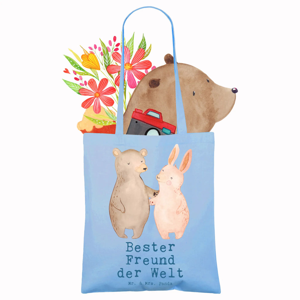 Tote bag Hare best friend in the world cloth bag, cotton bag, shoulder bag, bag, pouch, shopping bag, shopper, jute bag, Carrier bag, for, thank you, gift, giving, birthday, birthday present, gift idea, souvenir, make you happy, gift tip, bro, significant other, partner, love, husband, mate, favorite person, heart, friend
