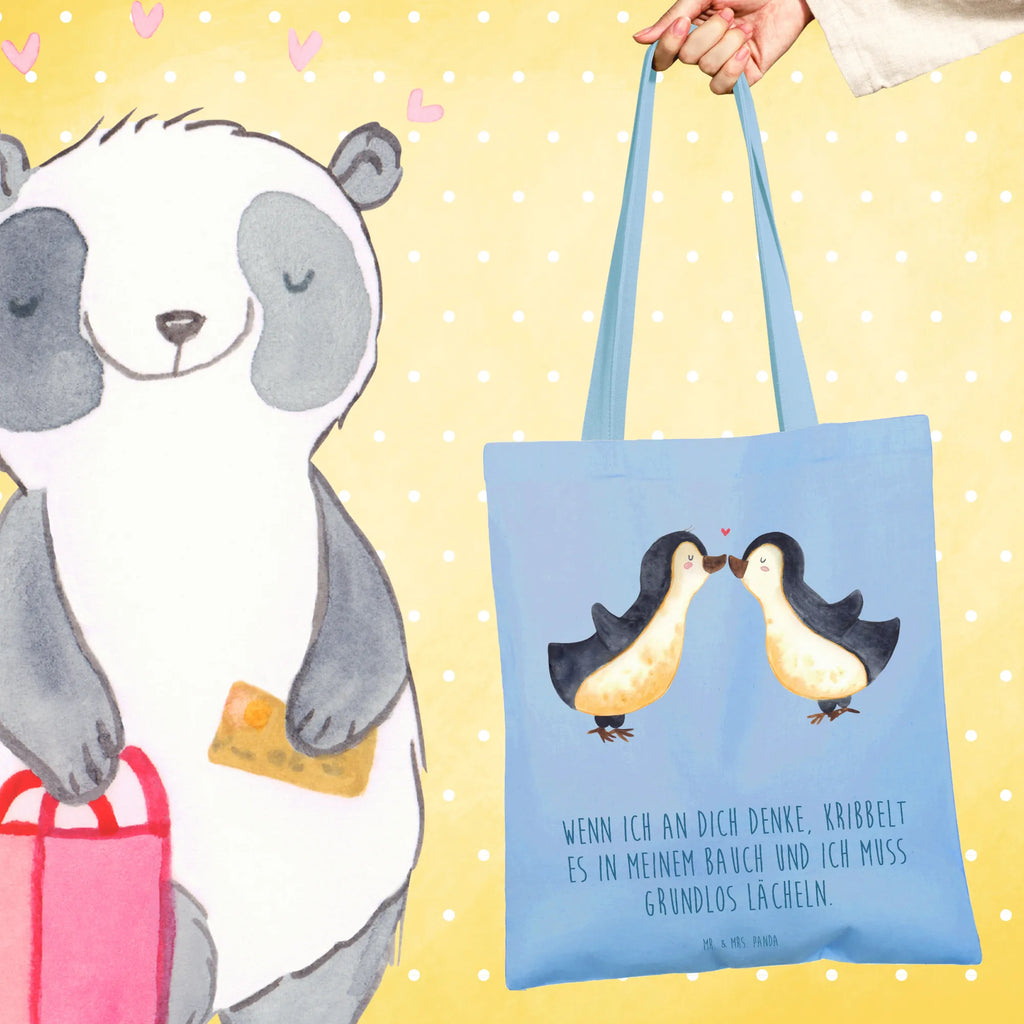 Torba Pingwiny Pocałunek Schultertasche, Jutebeutel, Einkaufstasche, Tragetasche, Stoffbeutel, Beutel, Tasche, Stofftasche, Strandtasche, Jutetasche, Umhängetasche, Badetasche, Shopper, Einkaufstüte, Laptoptasche, Beuteltasche, Liebe, Partner, Freund, Freundin, Ehemann, Ehefrau, Heiraten, Verlobung, Heiratsantrag, Liebesgeschenk, Jahrestag, Hocheitstag, Geschenk für Frauen, Geschenk für Freundin, Geschenk für Partner, Liebesbeweis, Mitbringsel, Hochzeitstag, für Männer, für Ehemann, Valentinstag