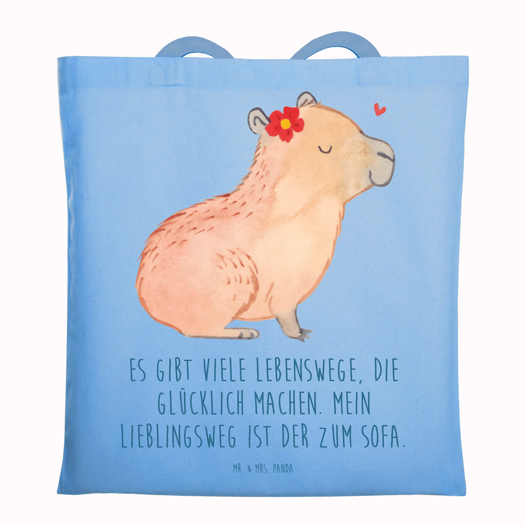 Tragetasche Capybara Blume Beuteltasche, Badetasche, Shopper, Jutebeutel, Tasche, Schultertasche, Stofftasche, Strandtasche, Tragetasche, Laptoptasche, Jutetasche, Einkaufstüte, Stoffbeutel, Umhängetasche, Beutel, Einkaufstasche, Tiermotive, Gute Laune, lustige Sprüche, Tiere, Capybara