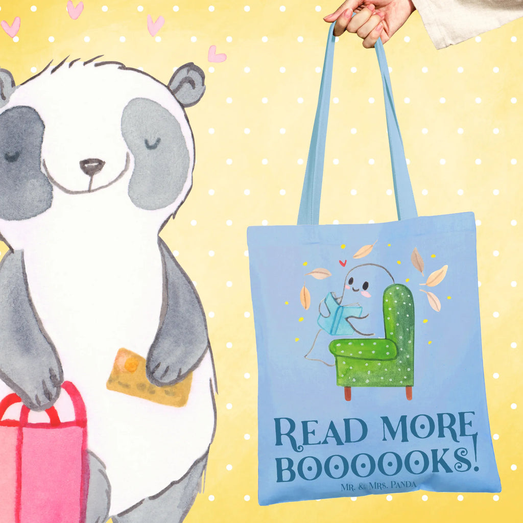 Tote bag Ghost Book Tragetasche, Beuteltasche, Einkaufstasche, Shopper, Strandtasche, Badetasche, Tasche, Stoffbeutel, Jutetasche, Stofftasche, Schultertasche, Laptoptasche, Einkaufstüte, Jutebeutel, Umhängetasche, Beutel, Halloween, Deko, Martinssingen, Dekoration, Geschenke, Schenken, Herbst, gemütlich, Buch, Gespenst