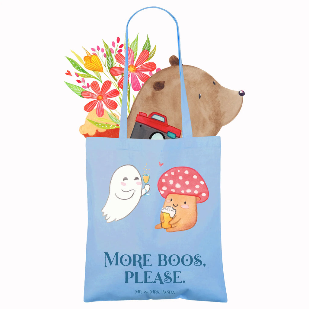 Tote bag Ghost Cheers Beuteltasche, Einkaufstasche, Jutebeutel, Stofftasche, Badetasche, Stoffbeutel, Shopper, Umhängetasche, Schultertasche, Strandtasche, Tasche, Beutel, Einkaufstüte, Laptoptasche, Tragetasche, Jutetasche, Halloween, Deko, Martinssingen, Dekoration, Geschenke, Schenken, Gespenst, Fliegenpilz, Pils, Sekt, Bier