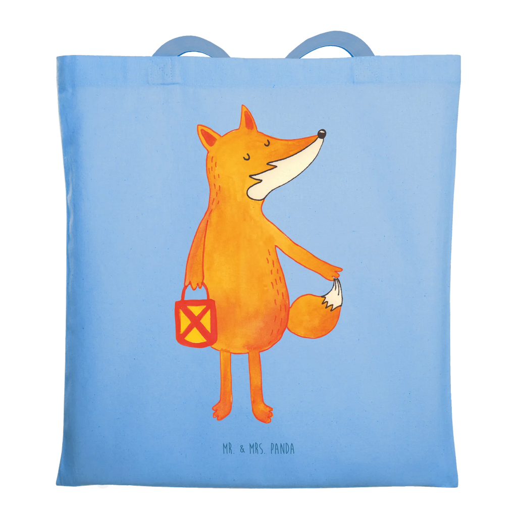 Tote bag Fox Lantern shoulder bag, jute bag, shopping bag, bag, cotton bag, Carrier bag, shopper, cloth bag, pouch, fox, foxes, forest wildlife, clever as a fox, animal lover, Lantern parade, Cheer up, Saint Martin, Foxes, Lantern, Fox, Caesar Otto Hugo Flaischlen, Lovesickness Spell, Spell comforting