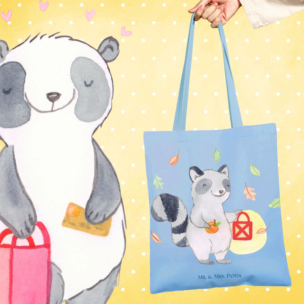 Tragetasche Waschbär Laterne Jutebeutel, Tasche, Einkaufstüte, shopping tasche, Shopper, unitasche, Badetasche, Einkaufsbeutel, Tüte, Stoffbeutel, büchertasche, Schultertasche, Strandtasche, Schultasche, Einkaufstasche, Laptoptasche, Tragetasche, tote bag, Jutetasche, Beutel, Henkeltasche, uni tasche, Stofftasche, Leinentasche, baumwollbeutel, bedruckte tasche, Alltagstasche, Statementbeutel, Beuteltasche, Baumwolltasche, Umhängetasche, Halloween, Martinssingen, Dekoration, Deko, Schenken, Geschenke, Herbst, Waschbär, Süßes sonst gibt's saures, Laterne, Trick or Treat, Halloween Deko