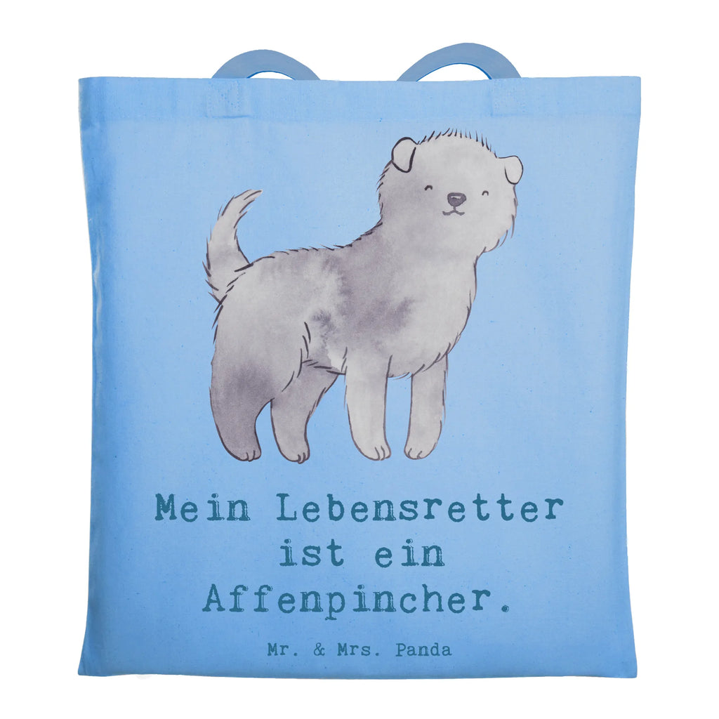 Tote bag Affenpinscher Lifesaver Stofftasche, Badetasche, Strandtasche, Shopper, Laptoptasche, Beuteltasche, Stoffbeutel, Jutebeutel, Jutetasche, Beutel, Einkaufstasche, Tasche, Umhängetasche, Schultertasche, Einkaufstüte, Tragetasche, Hund, Hunderasse, Rassehund, Hundebesitzer, Geschenk, Tierfreund, Schenken, Welpe, Affenpincher