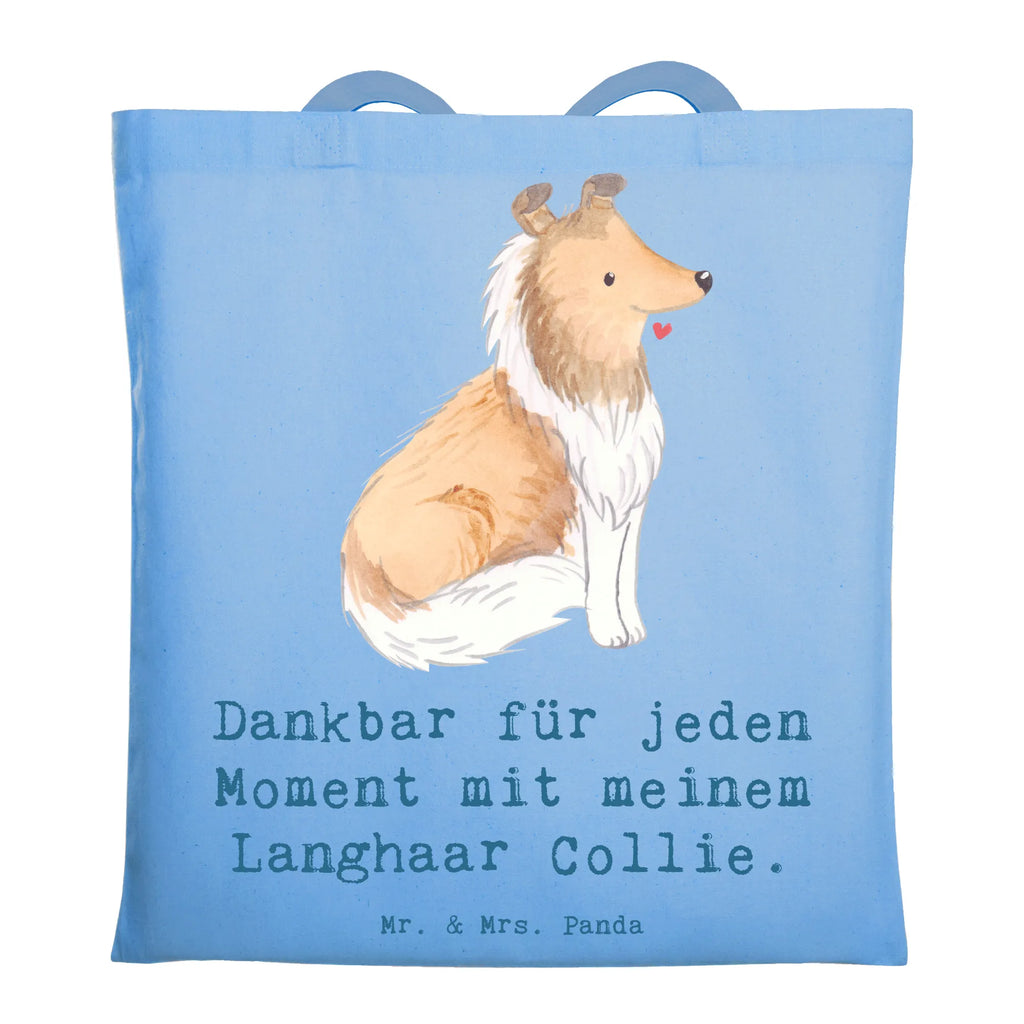 Tote bag Long-haired Collie Moment Stoffbeutel, Tasche, Laptoptasche, Einkaufstüte, Jutetasche, Schultertasche, Umhängetasche, Strandtasche, Einkaufstasche, Shopper, Tragetasche, Beutel, Stofftasche, Jutebeutel, Beuteltasche, Badetasche, Hund, Hunderasse, Rassehund, Hundebesitzer, Geschenk, Tierfreund, Schenken, Welpe, Langhaar Collie, britischer Hütehund
