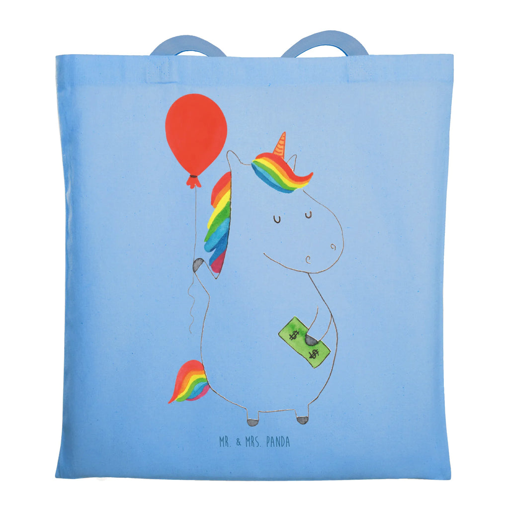 Torba Jednorożec Balon Beutel, Einkaufstasche, Schultertasche, Stofftasche, Umhängetasche, Beuteltasche, Strandtasche, Tasche, Einkaufstüte, Shopper, Tragetasche, Laptoptasche, Jutetasche, Badetasche, Stoffbeutel, Jutebeutel, Einhorn, Einhörner, Einhorn Deko, Unicorn, Geschenk, Luftballon, Geld, Lebenslust, Freude, Freundin