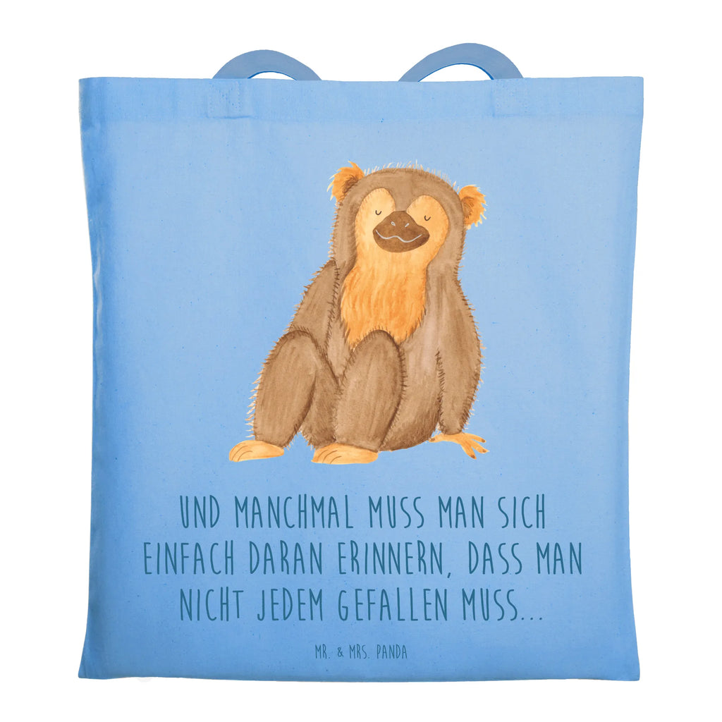 Torba Małpa Stofftasche, Einkaufstasche, Beutel, Shopper, Badetasche, Laptoptasche, Stoffbeutel, Einkaufstüte, Jutetasche, Strandtasche, Umhängetasche, Tasche, Schultertasche, Jutebeutel, Tragetasche, Beuteltasche, Afrika, Wildtiere, Selfcare, Selbstbewusstsein, Liebe, Respekt, Selbstliebe, Affen, Motivation, Äffchen, Selbstachtung, Affe