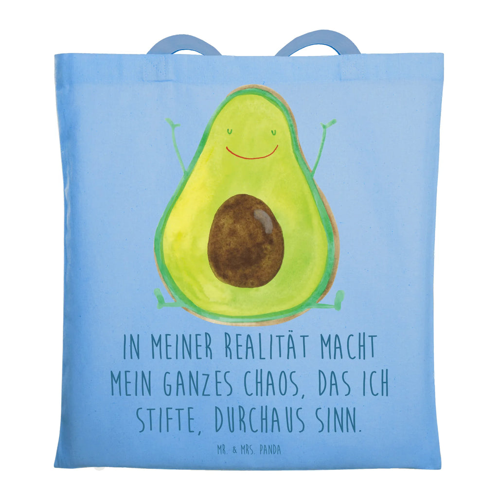 Tragetasche Avocado Happy Tragetasche, Jutetasche, Beuteltasche, Laptoptasche, Einkaufstasche, Stofftasche, Tasche, Shopper, Umhängetasche, Badetasche, Jutebeutel, Einkaufstüte, Beutel, Strandtasche, Stoffbeutel, Schultertasche, Avocado, Veggie, Vegan, Gesund, Chaos