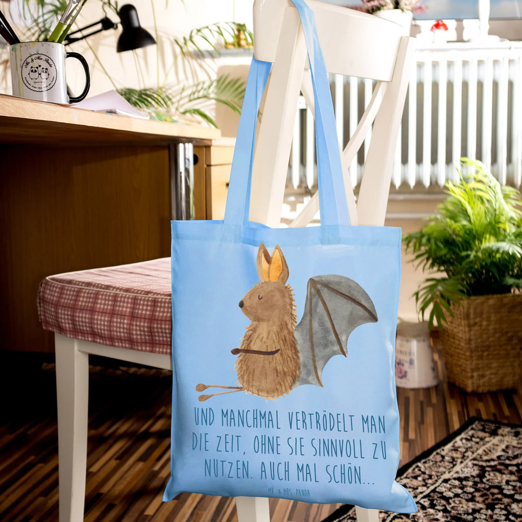 Torba Nietoperz siedzenie Motywy zwierzęce, dobra energia, zabawne powiedzonka, zwierzęta