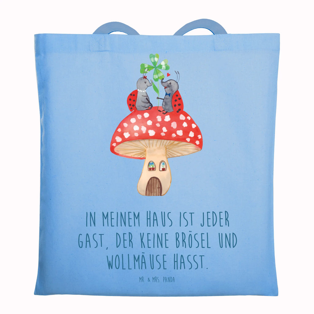 Tote bag ladybug toadstool Einkaufsbeutel, bedruckte tasche, Einkaufstüte, Stofftasche, Tragetasche, uni tasche, shopping tasche, Statementbeutel, Jutetasche, Schultasche, Beutel, Laptoptasche, Beuteltasche, büchertasche, Tasche, Henkeltasche, Strandtasche, Shopper, unitasche, Tüte, Jutebeutel, Schultertasche, Umhängetasche, Einkaufstasche, tote bag, Leinentasche, Stoffbeutel, Alltagstasche, Badetasche, Baumwolltasche, baumwollbeutel, Gute Laune, Tiermotive, Tiere, lustige Sprüche, Fleigenpilzhaus, Wohnung, Haus, Fliegenpilz, Marienkäfer, zuhause