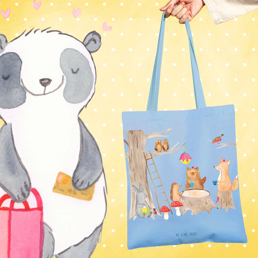 Tote bag forest animals picnic Badetasche, Jutetasche, Tasche, Stofftasche, Tragetasche, Schultertasche, Beuteltasche, Strandtasche, Umhängetasche, Stoffbeutel, Jutebeutel, Shopper, Laptoptasche, Einkaufstasche, Einkaufstüte, Beutel, Tiermotive, Gute Laune, lustige Sprüche, Tiere, Picknick, Fuchs, Hase, Wald, Igel, Eichhörnchen, Maus, Waldtiere