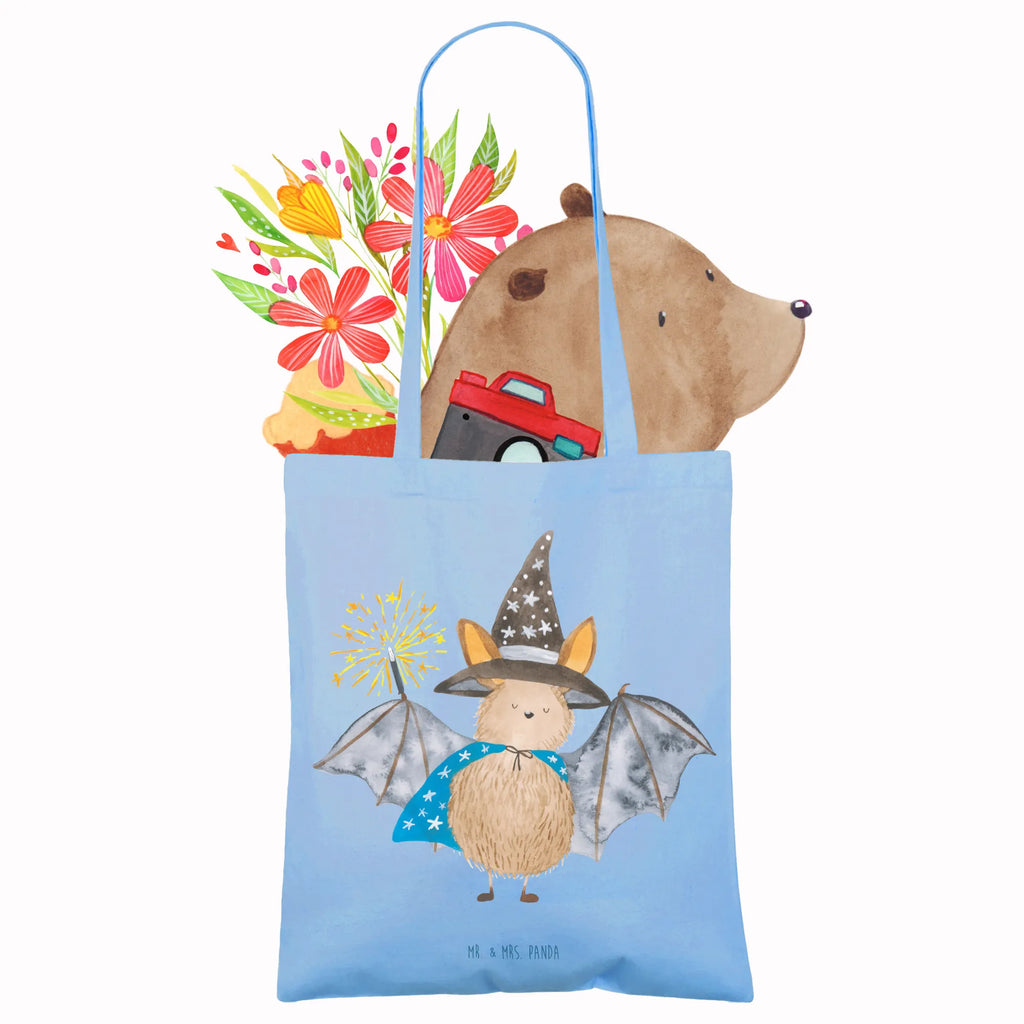 Torba Nietoperz czarodziej Einkaufstüte, Jutebeutel, Schultertasche, Tragetasche, Stoffbeutel, Strandtasche, Beutel, Shopper, Tasche, Laptoptasche, Umhängetasche, Einkaufstasche, Beuteltasche, Jutetasche, Stofftasche, Badetasche, Tiermotive, Gute Laune, lustige Sprüche, Tiere, Zauberer, Fledermäuse, Magier, Fledermaus, Frauen, reinsteigern