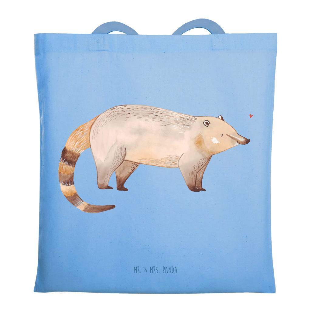 Tote bag Coati Tragetasche, Shopper, Einkaufstüte, Tasche, Strandtasche, Umhängetasche, Beuteltasche, Jutetasche, Jutebeutel, Stofftasche, Einkaufstasche, Badetasche, Beutel, Schultertasche, Laptoptasche, Stoffbeutel, Tiermotive, Gute Laune, lustige Sprüche, Tiere, Rüsselbär, Nasenbär, Bär, Nasenbären