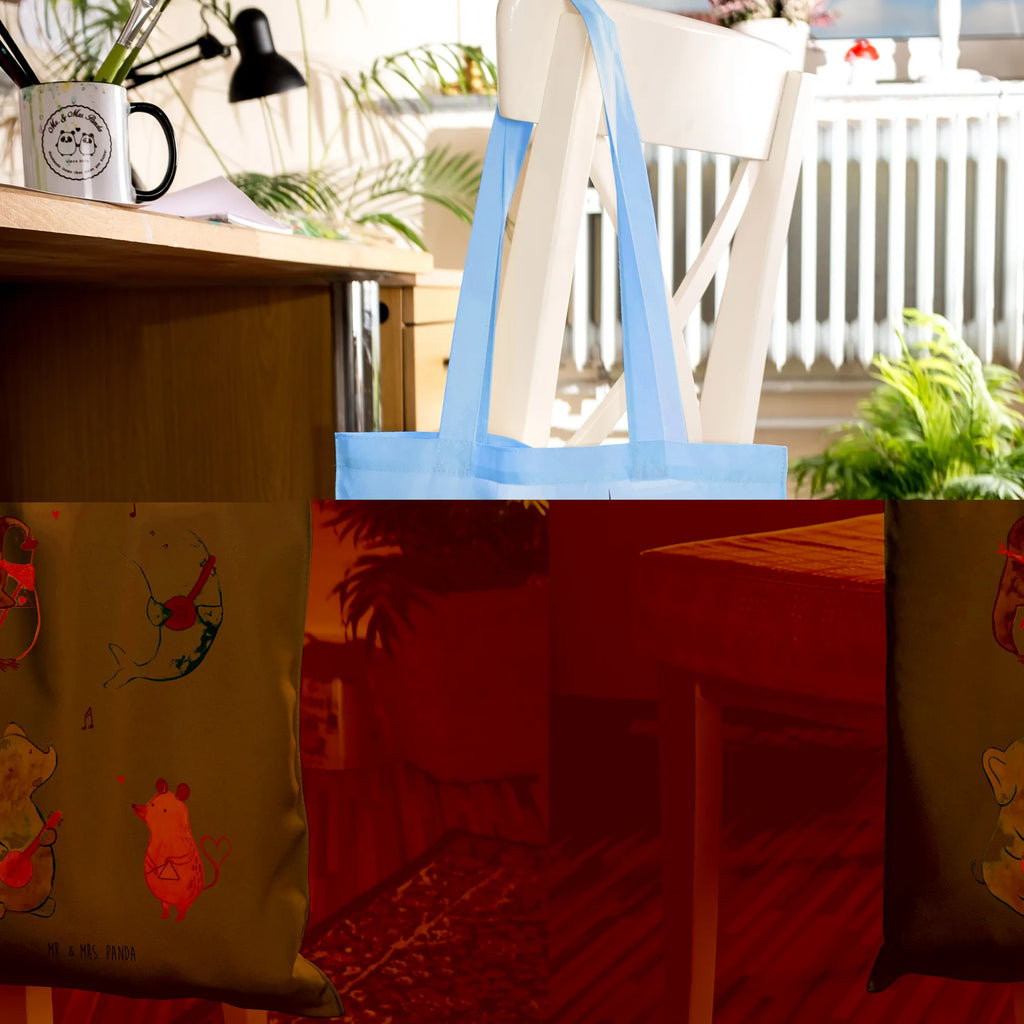 Torba Wielki zespół Beuteltasche, Stoffbeutel, Tasche, Jutebeutel, Tragetasche, Beutel, Badetasche, Strandtasche, Einkaufstüte, Umhängetasche, Laptoptasche, Jutetasche, Schultertasche, Einkaufstasche, Stofftasche, Shopper, Tiermotive, Gute Laune, lustige Sprüche, Tiere, Hund, Gitarre, Musikanten, Maus, Elefant, Triangel, Musik, Pinguin, Band, Delfin