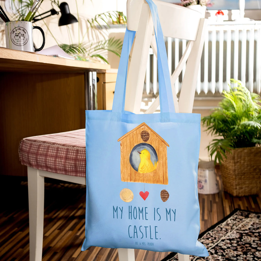 Tote bag Bird House Badetasche, baumwollbeutel, Shopper, uni tasche, Alltagstasche, Umhängetasche, Tüte, Einkaufstasche, Baumwolltasche, shopping tasche, Tragetasche, tote bag, Beutel, Jutebeutel, Laptoptasche, Schultasche, bedruckte tasche, Schultertasche, unitasche, Tasche, Statementbeutel, Henkeltasche, Einkaufstüte, Einkaufsbeutel, Stofftasche, Beuteltasche, Strandtasche, Leinentasche, Stoffbeutel, Jutetasche, büchertasche, Gute Laune, Tiermotive, Tiere, lustige Sprüche, Castle, Nest, unser Haus, Home sweet home, Vögel, Eigenheim, Familie, Vogelhäuschen, Zuhause, Wohnung, Vogelhaus, Haus, Lieblingsort, Vogel