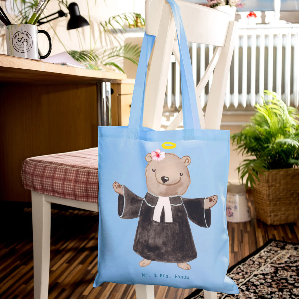 Tote bag female pastor heart Laptoptasche, Schultertasche, Stofftasche, Strandtasche, Tasche, Shopper, Einkaufstasche, Tragetasche, Badetasche, Umhängetasche, Jutebeutel, Jutetasche, Beutel, Stoffbeutel, Einkaufstüte, Beuteltasche, Beruf, Ausbildung, Jubiläum, Abschied, Rente, Kollege, Kollegin, Geschenk, Schenken, Arbeitskollege, Mitarbeiter, Firma, Danke, Dankeschön, Pfarrerin, Predigerin<br />Priesterin, Theologin, Dienerin Gottes<br />Geistliche, Kirche, Pastorin