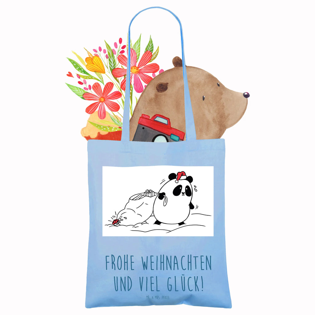 Tragetasche Easy & Peasy Frohe Weihnachten Einkaufstasche, Tragetasche, Jutebeutel, Umhängetasche, Beuteltasche, Badetasche, Laptoptasche, Tasche, Schultertasche, Strandtasche, Einkaufstüte, Stofftasche, Beutel, Shopper, Stoffbeutel, Jutetasche