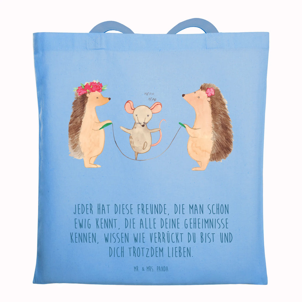 Tote bag Hedgehog skipping