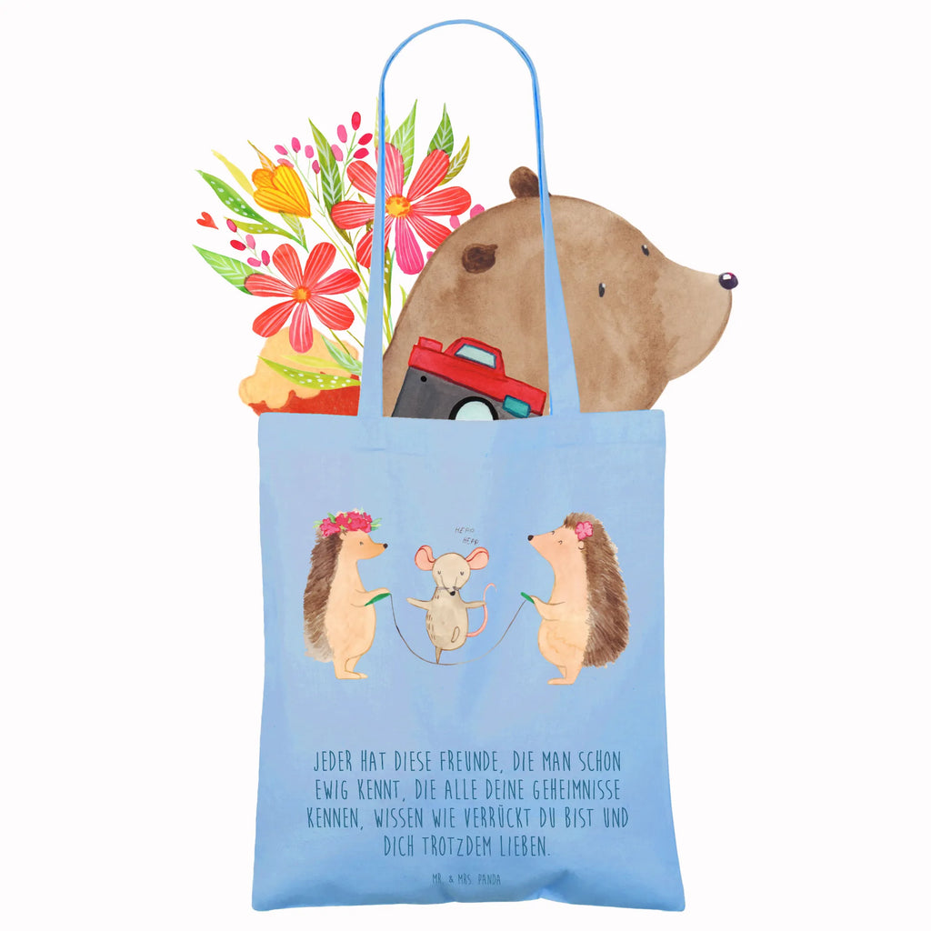 Tote bag Hedgehog skipping