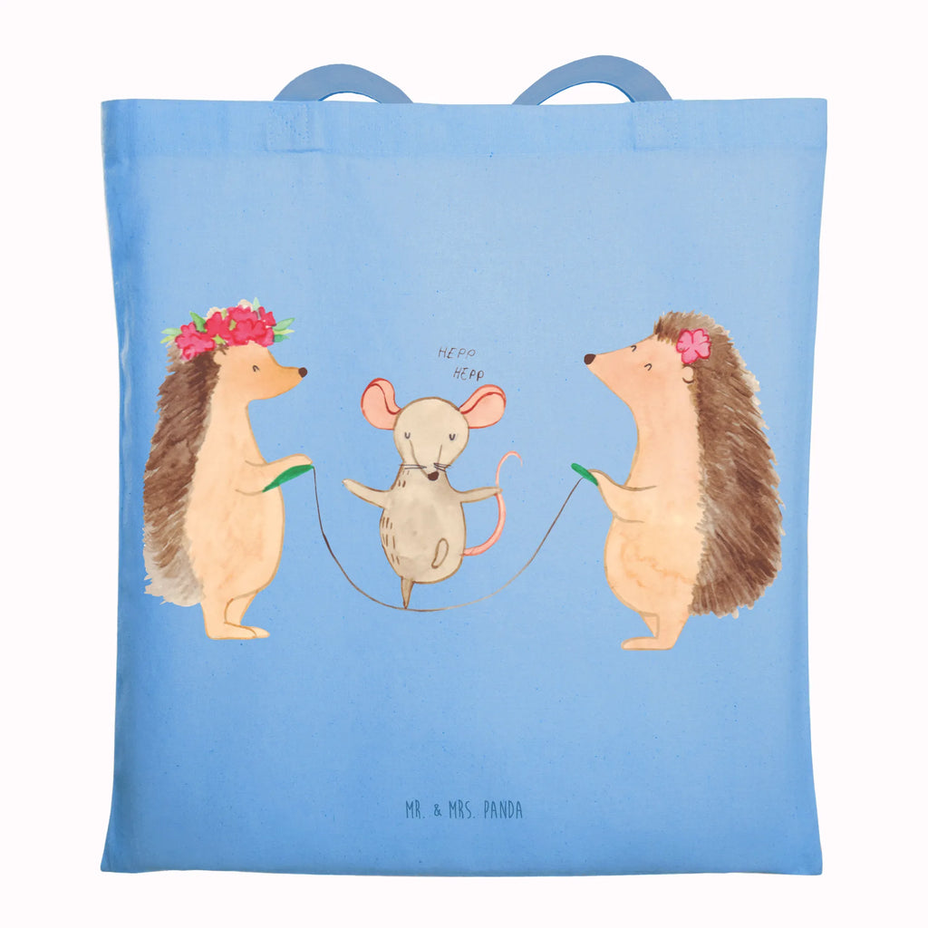 Tote bag Hedgehog skipping