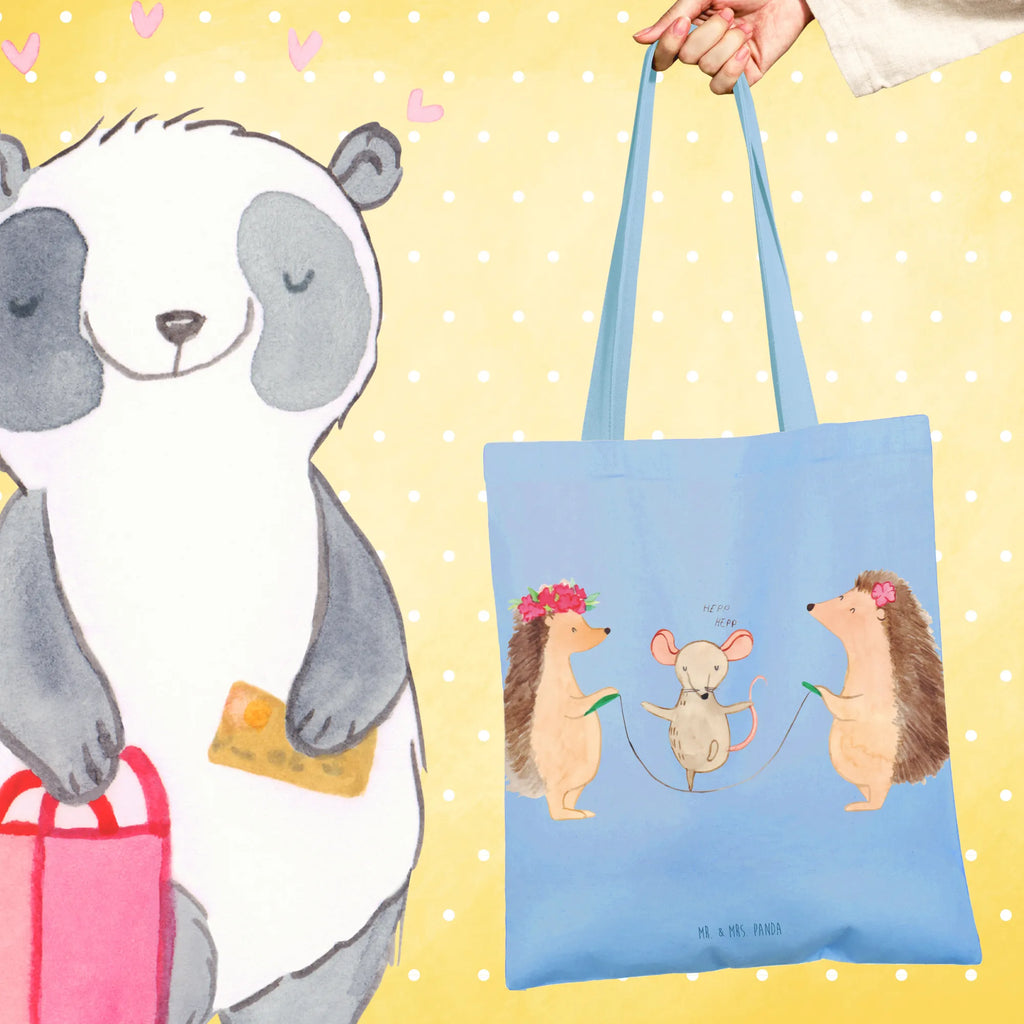 Tote bag Hedgehog skipping