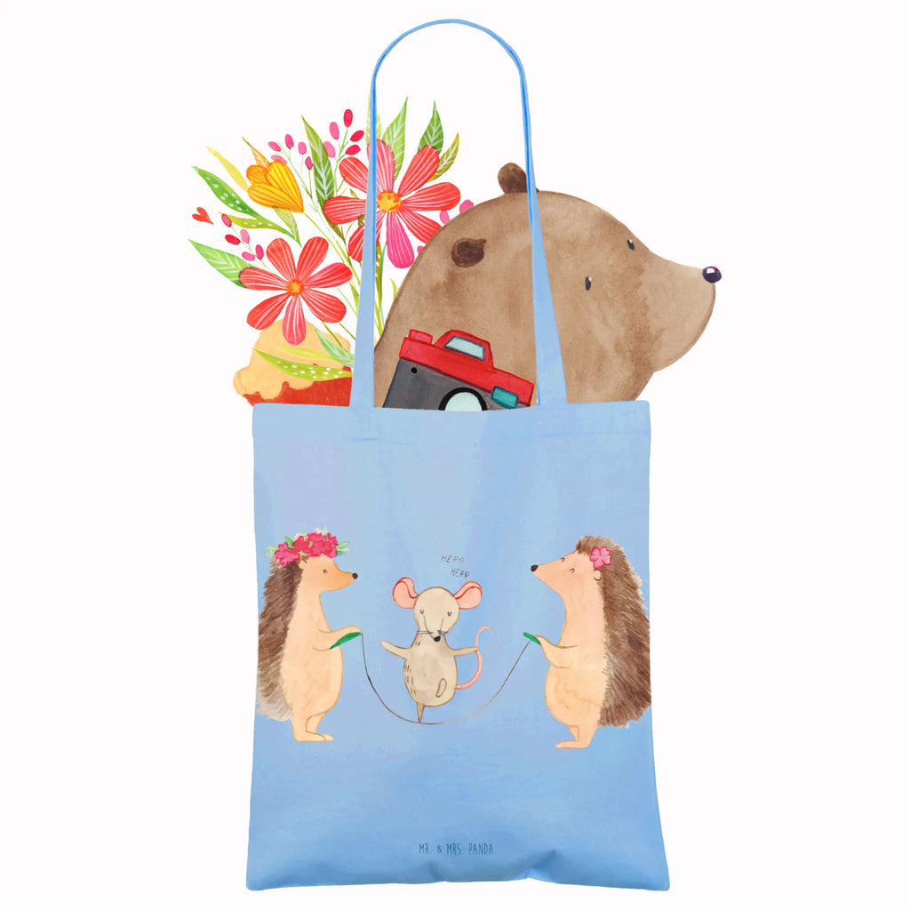Tote bag Hedgehog skipping