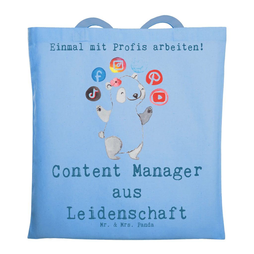 Tote bag Content Manager Passion bag, cotton bag, Carrier bag, shoulder bag, pouch, jute bag, cloth bag, shopper, shopping bag, gift, gift idea, best, farewell gift, passing exam, anniversary, retirement, promotion, job start, sayings, funny, profession