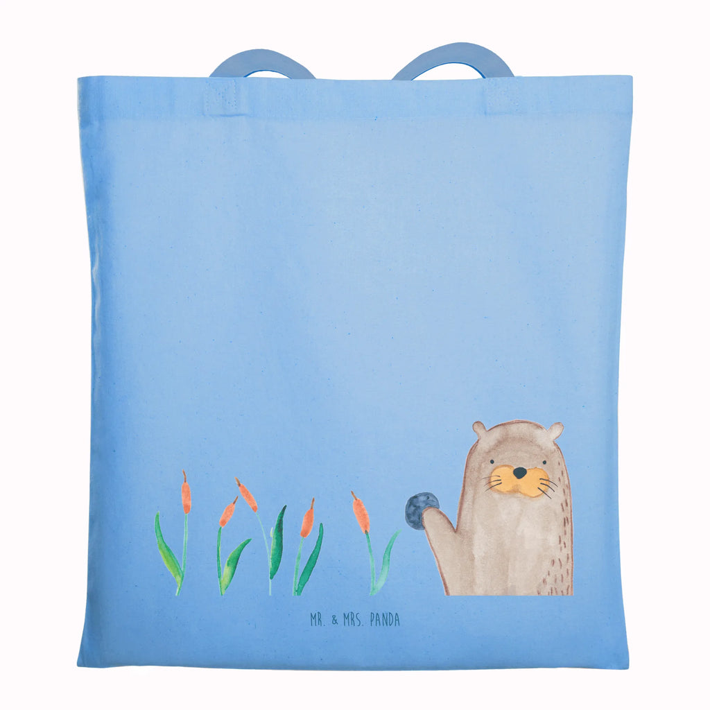 Tote bag otter Stone cotton bag, shopper, pouch, shoulder bag, bag, jute bag, Carrier bag, shopping bag, cloth bag, otter, marten, sea otter, European otter, water mammal, aquatic animal, baby otter, predator, water, otter gifts, animal lover, gift ideas for animal lovers, animal, mammal, water animal, gifts for people in love, Otter Sea Otter Lake Otter