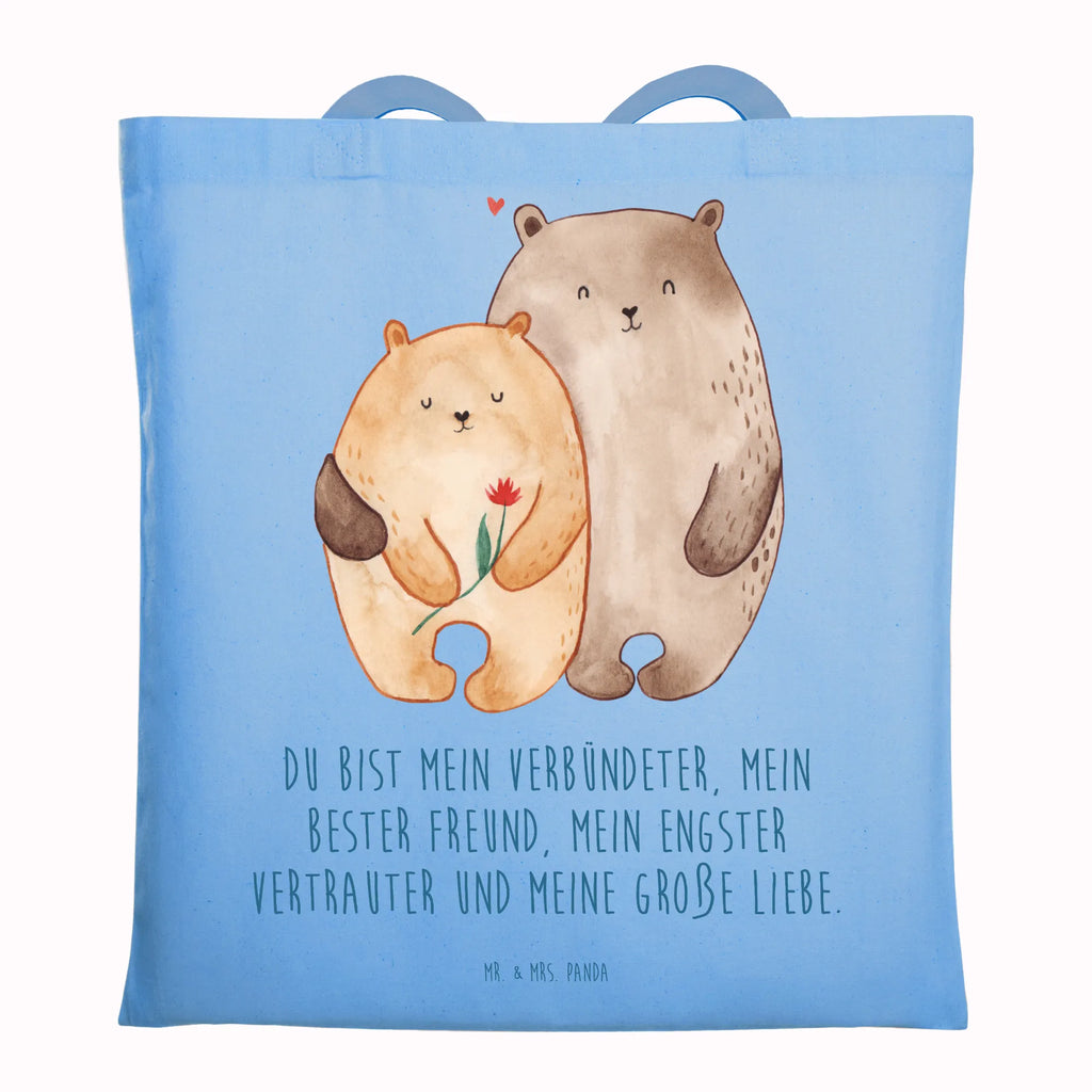 Tote bag Bears in love