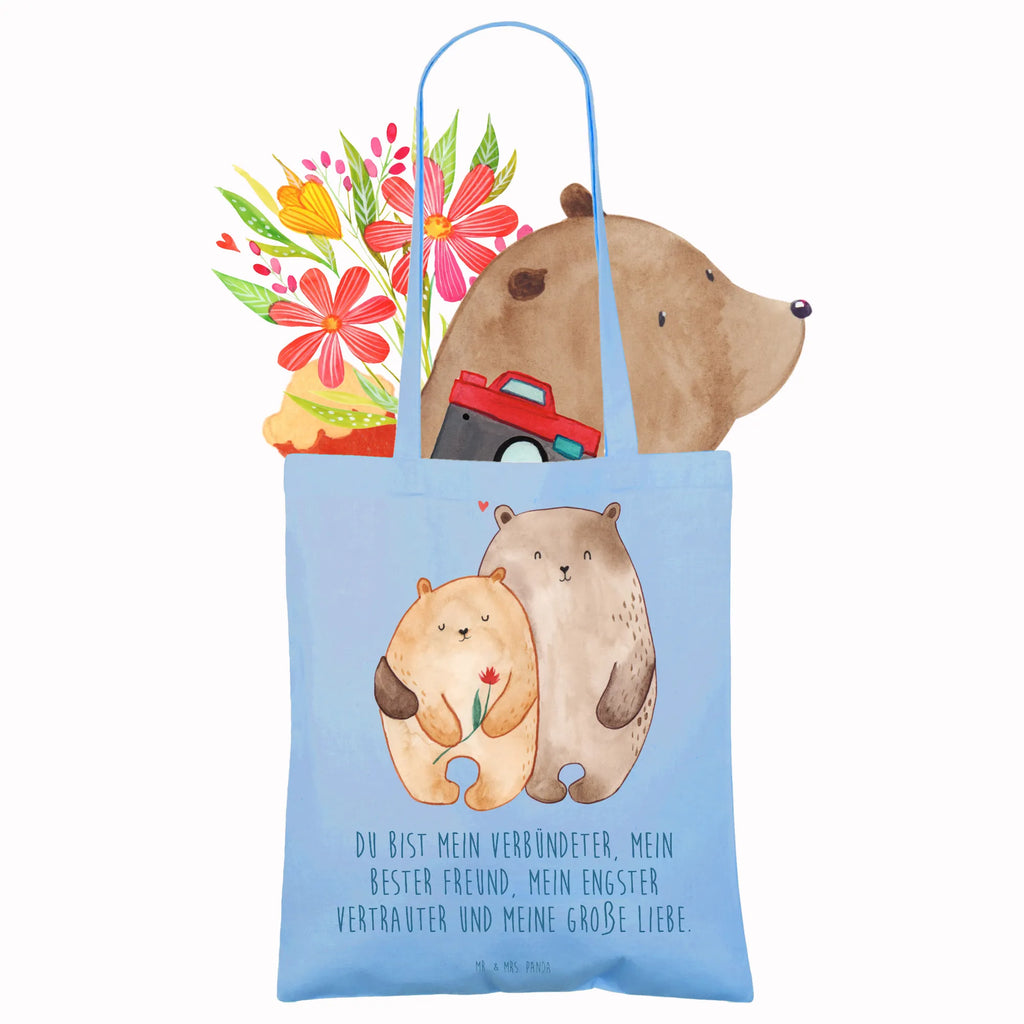 Tote bag Bears in love