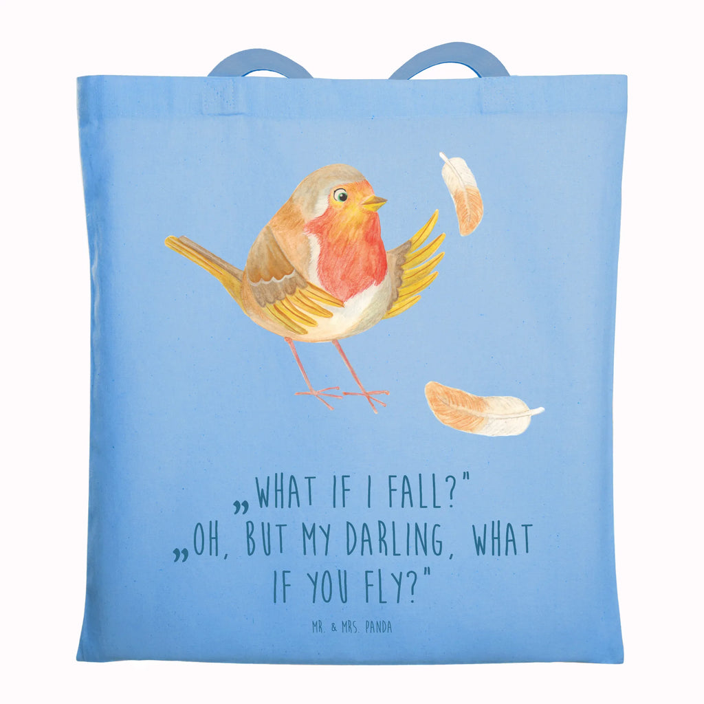 Tote bag robin feathers