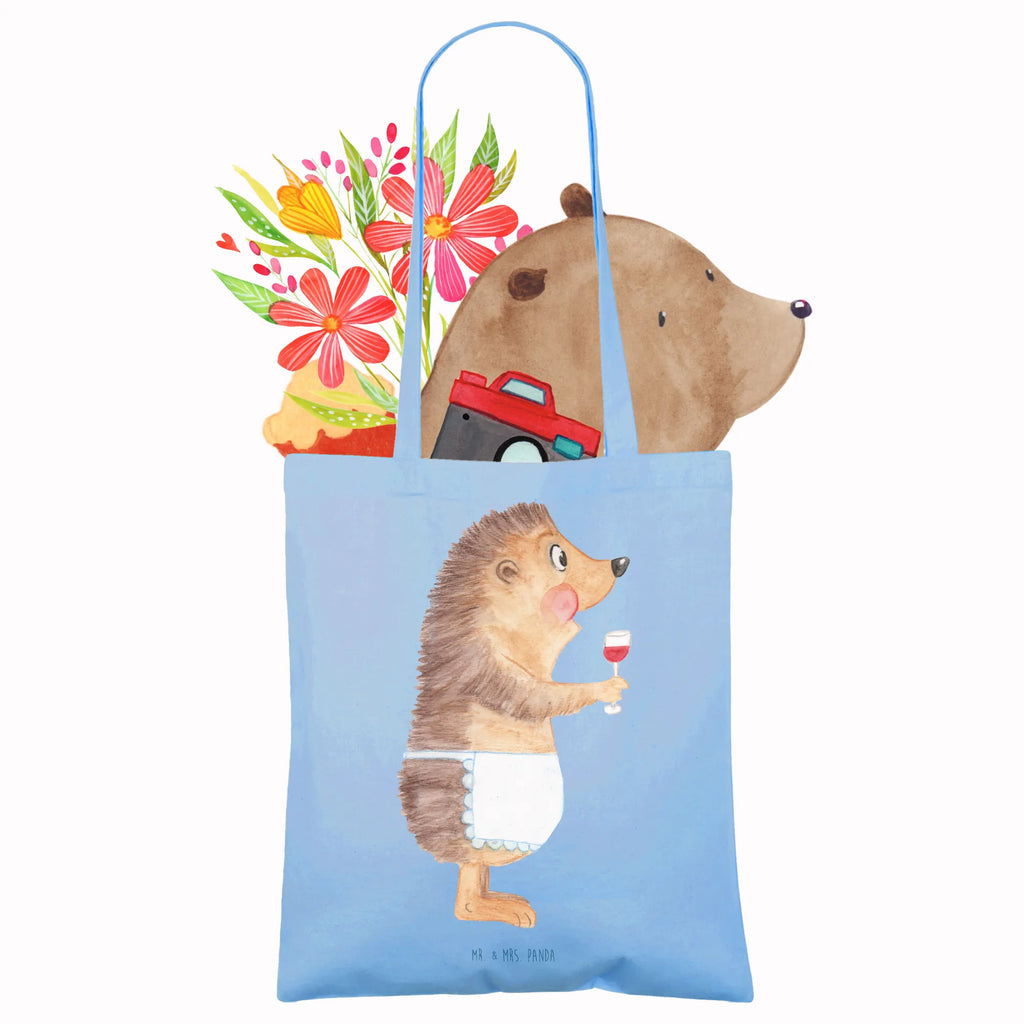 Tote bag Hedgehog wine Beuteltasche, Einkaufstüte, Umhängetasche, Strandtasche, Tragetasche, Laptoptasche, Badetasche, Stoffbeutel, Jutebeutel, Stofftasche, Shopper, Jutetasche, Tasche, Schultertasche, Einkaufstasche, Beutel, Tiermotive, Gute Laune, lustige Sprüche, Tiere, Rotwein, Wein trinken, Weißwein, Weinglas, Geschenk Weinliebhaber, Geschenk Weintrinker, Wein Deko, Igel, Wein Spruch