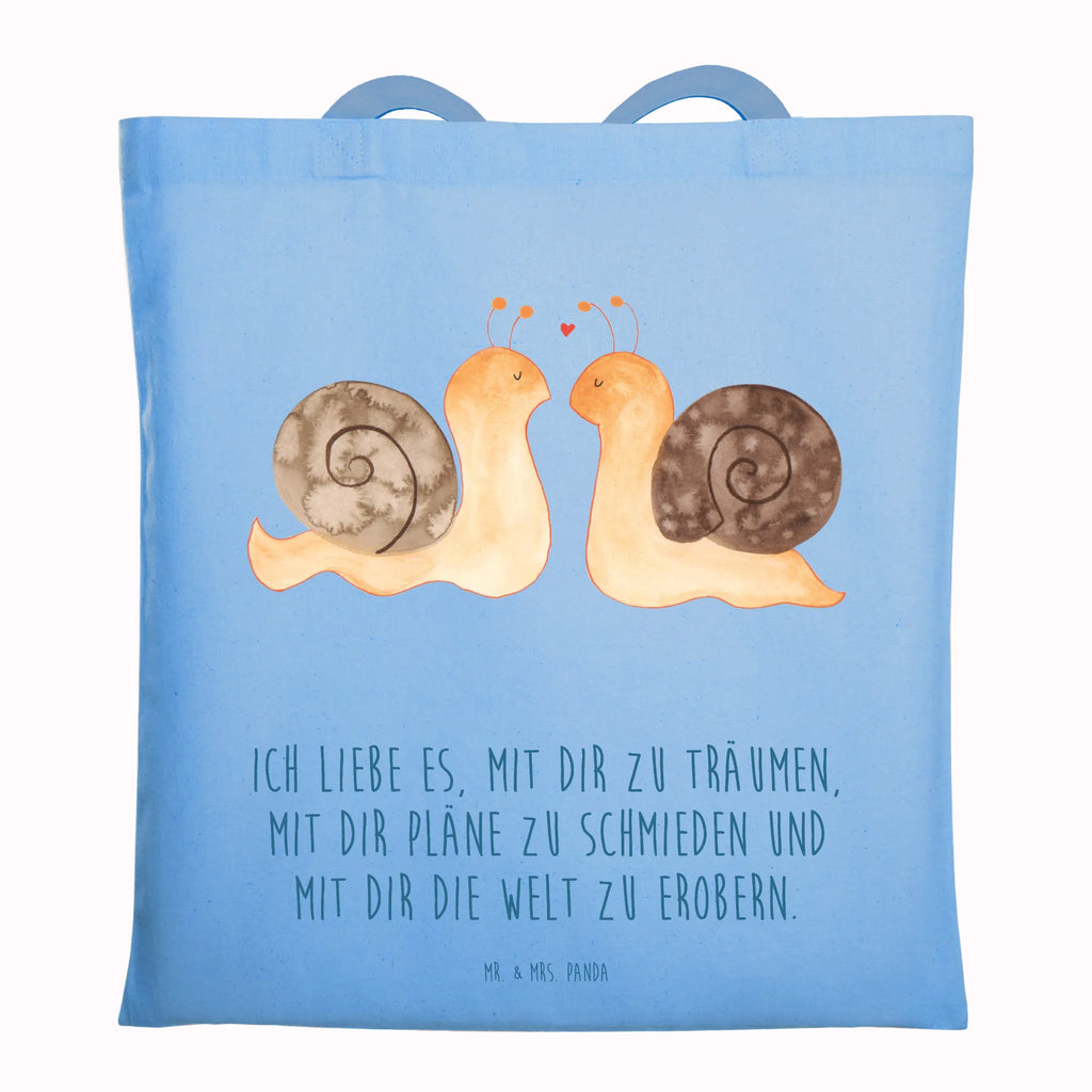 Tote bag Snails in love Strandtasche, Laptoptasche, Tragetasche, Schultertasche, Tasche, Beuteltasche, Umhängetasche, Jutetasche, Einkaufstasche, Badetasche, Stofftasche, Stoffbeutel, Einkaufstüte, Shopper, Beutel, Jutebeutel, Liebe, Partner, Freund, Freundin, Ehemann, Ehefrau, Heiraten, Verlobung, Heiratsantrag, Liebesgeschenk, Jahrestag, Hocheitstag