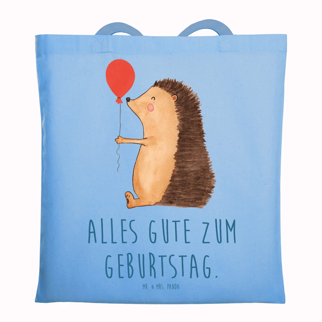 Tragetasche Igel Luftballon Jutetasche, Einkaufstasche, Stoffbeutel, Schultertasche, Laptoptasche, Beuteltasche, Tasche, Umhängetasche, Badetasche, Shopper, Stofftasche, Jutebeutel, Einkaufstüte, Tragetasche, Strandtasche, Beutel, Tiermotive, Gute Laune, lustige Sprüche, Tiere, Geburtstagskind, Geburtstag, Happy Birthday, Herzlichen Glückwunsch, Ballon, Glückwunsch, Igel
