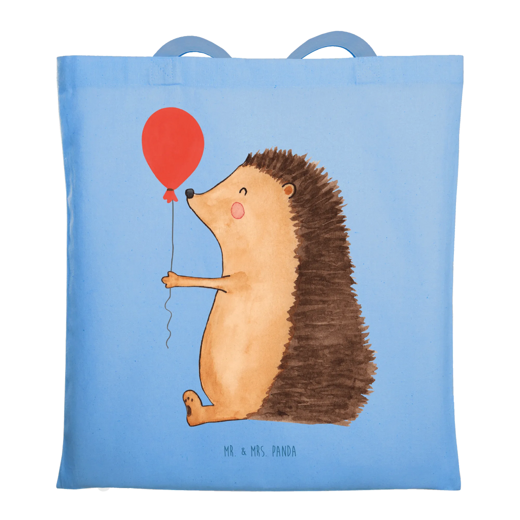Tragetasche Igel Luftballon Jutetasche, Einkaufstasche, Stoffbeutel, Schultertasche, Laptoptasche, Beuteltasche, Tasche, Umhängetasche, Badetasche, Shopper, Stofftasche, Jutebeutel, Einkaufstüte, Tragetasche, Strandtasche, Beutel, Tiermotive, Gute Laune, lustige Sprüche, Tiere, Geburtstagskind, Geburtstag, Happy Birthday, Herzlichen Glückwunsch, Ballon, Glückwunsch, Igel